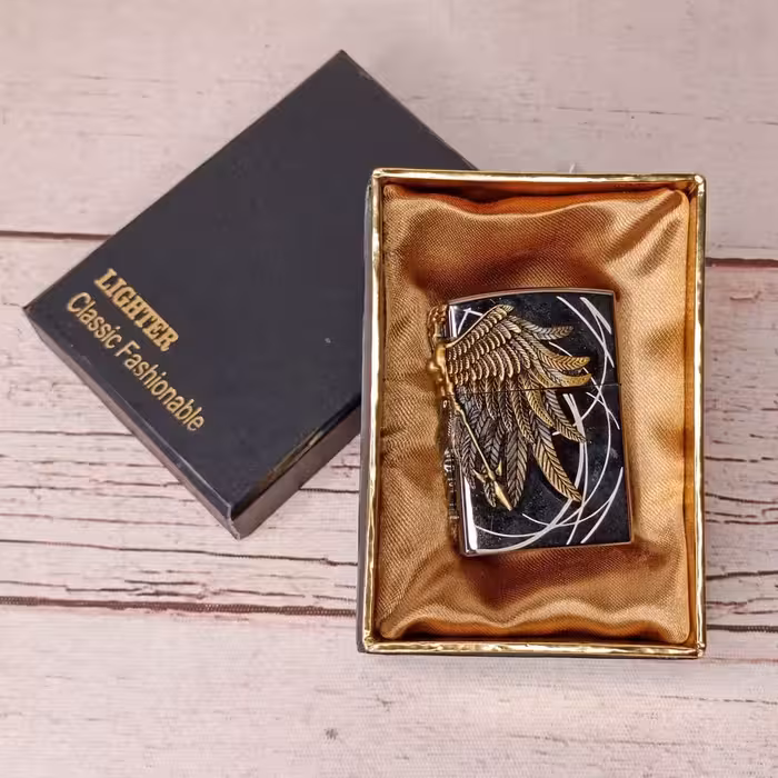 فندک گازی بال فرشته طلایی