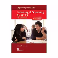 کتاب Improve your skills listening and speaking for IELTS 6-7.5 رحلی بزرگ چاپ رنگی