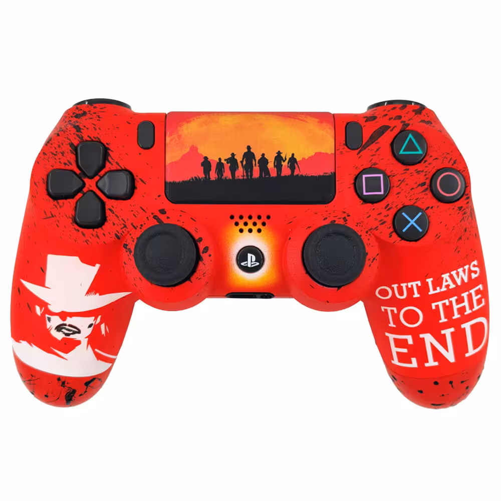 دسته PS4 طرح Red Dead 2 اورجینال کاستوم