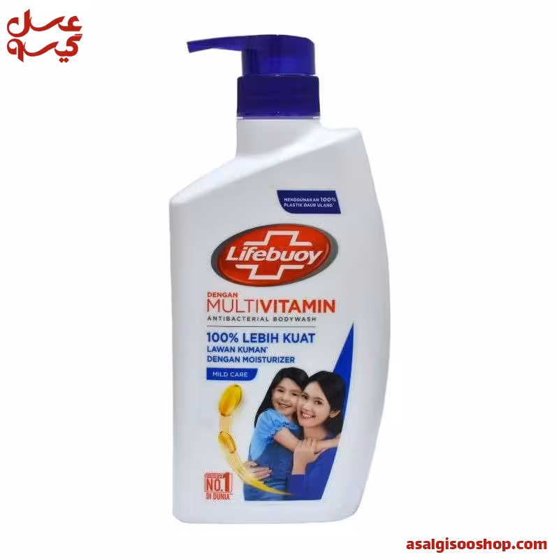 شامپو بدن لایف بوی Lifebuoy مدل mild care حجم 500 میل | کد 2393