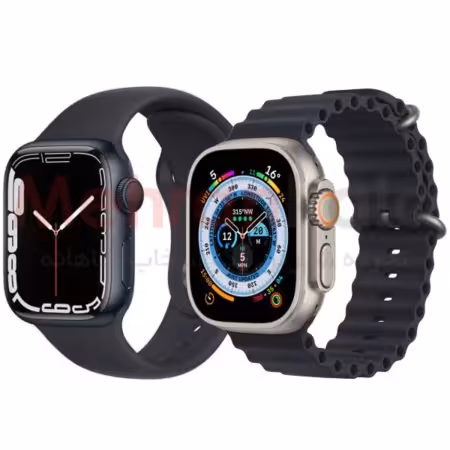 پک ساعت هوشمند سری 9 و اولترا واچ مدل Watch 9 Pro به همراه 3 عدد بند سیلیکونی