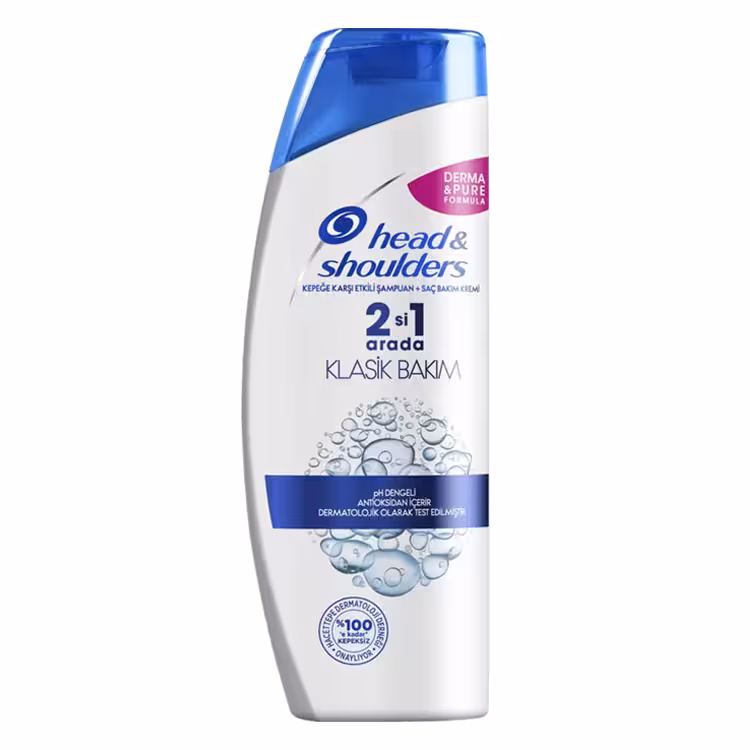 شامپو هد اند شولدرز ضد شوره مدل کلاسیک 2 در 1 330ml