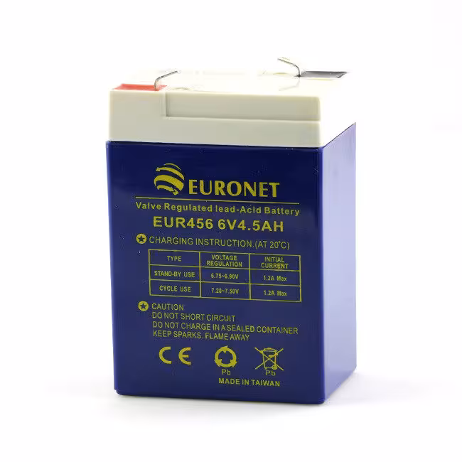 باتری لید اسید یورونت 6 ولت 4.5 آمپر