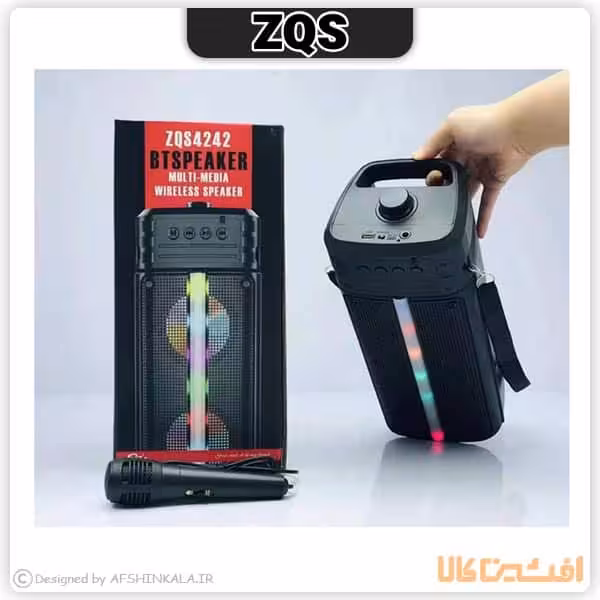 اسپیکر ZQS مدل 4242 (شارژی)