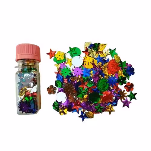 پولک رنگی درشت