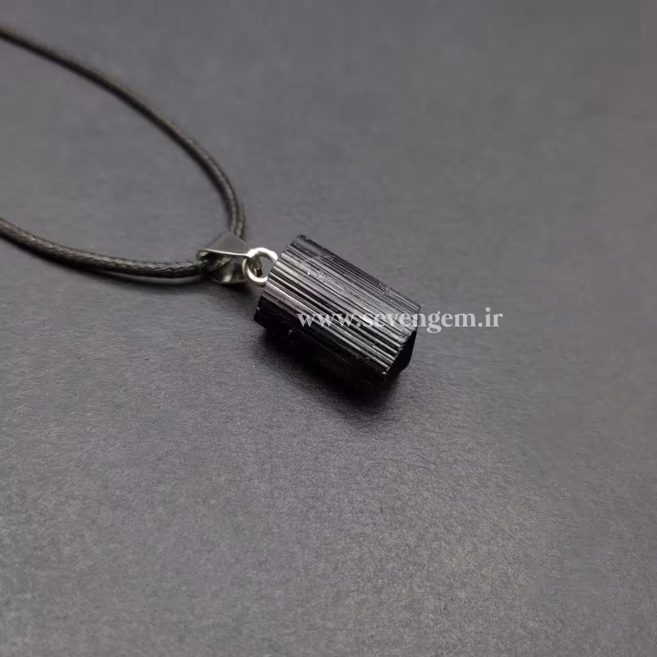گردنبند تورمالین سیاه (کد243)