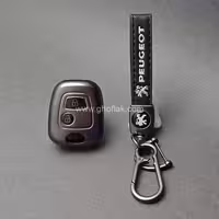 کاور ریموت پژو 206 و 207 و رانا و پارس مدل 96 به بالا طرح متالیک با بند ست پژو چرم