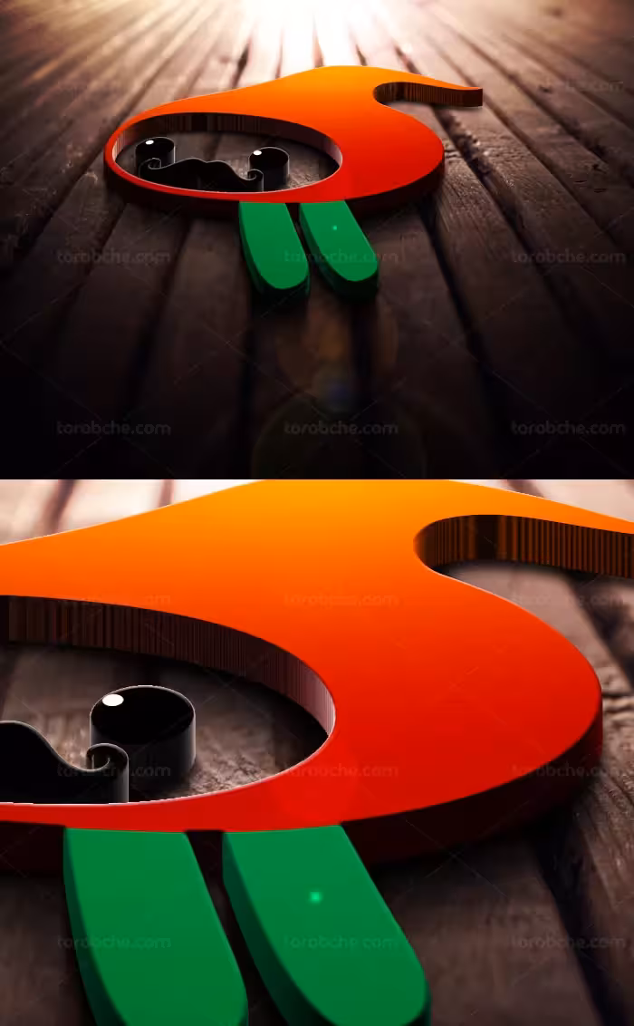 طرح لایه باز موکاپ - گرافیک با طعم تربچه