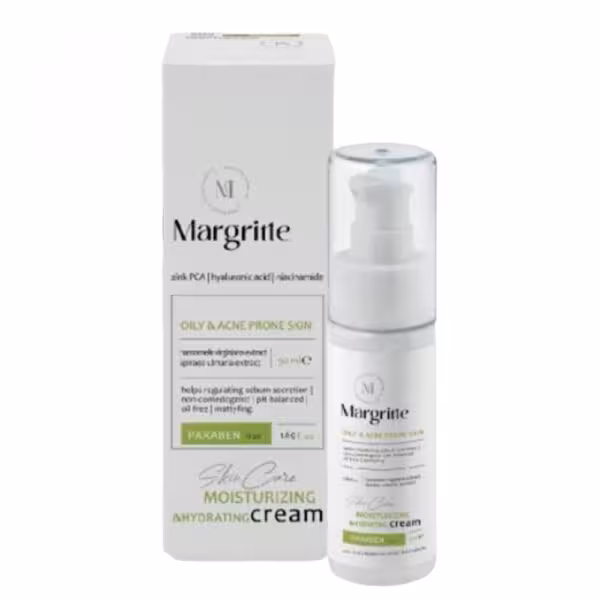 کرم مرطوب کننده آبرسان (پوست چرب و مستعد آکنه) حجم 50 میلی لیتر مارگریت