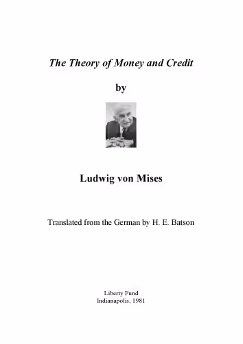 خرید و دانلود نسخه کامل کتاب Theory of Money and Credit