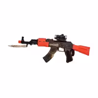 تفنگ اسباب بازی کلاشینکف ویبره دار کد 01