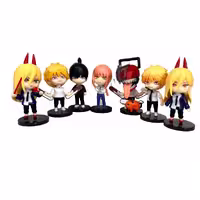 فیگور مرد اره ای Chainsaw Man مجموعه 7 عددی