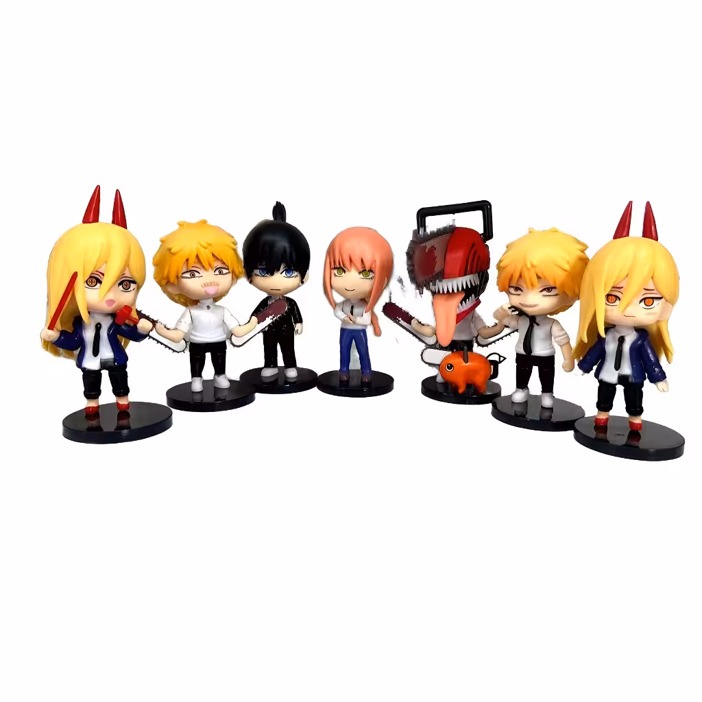 فیگور مرد اره ای Chainsaw Man مجموعه 7 عددی