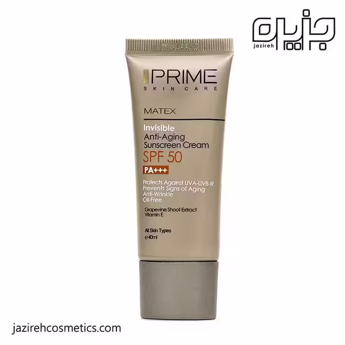 ضد آفتاب بی‌رنگ جوان کننده SPF50 پریم