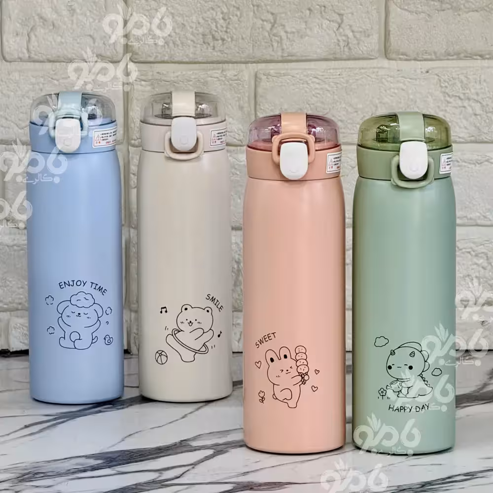 تراول ماگ قفلی چاپ عروسکی450میل