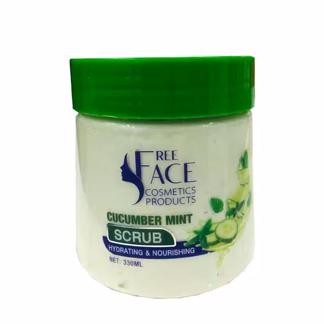 اسکراب لایه بردار فری فیس مدل Cucumber Mint حجم 330 میلی لیتری
