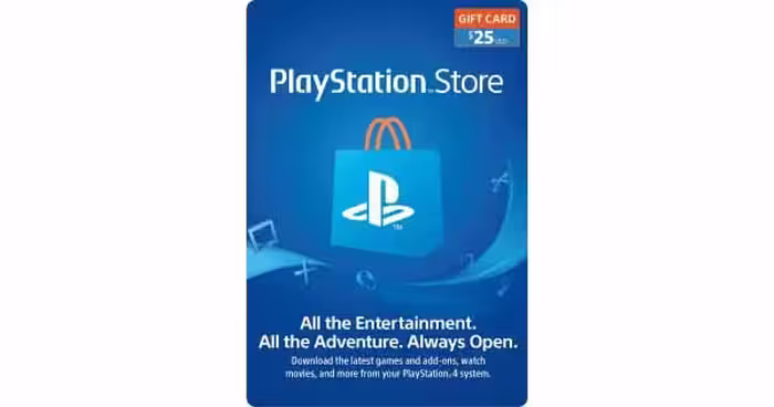 گیفت کارت پلی استیشن 25 دلار آمریکا PSN Giftcard USA 25
