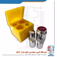 جعبه وزنه آزمایشگاهی 4 تکه 100 گرم تا 500 گرم کلاس M