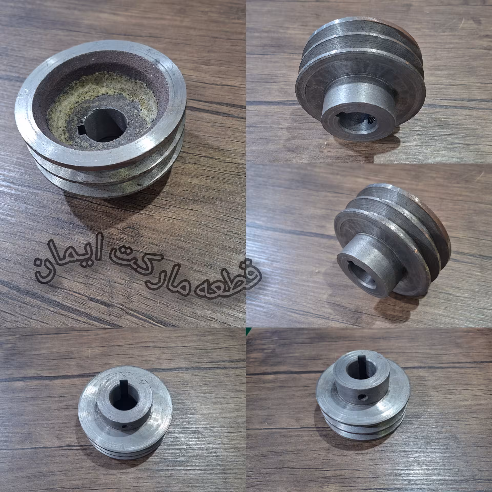 فولی(پولی)دینام10سانت دوشیارAسوراخ28میل