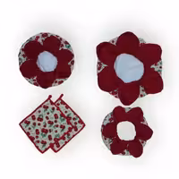 ست دمکنی 3 تکه مدل گیلاس به همراه دستگیره | کالا مکس