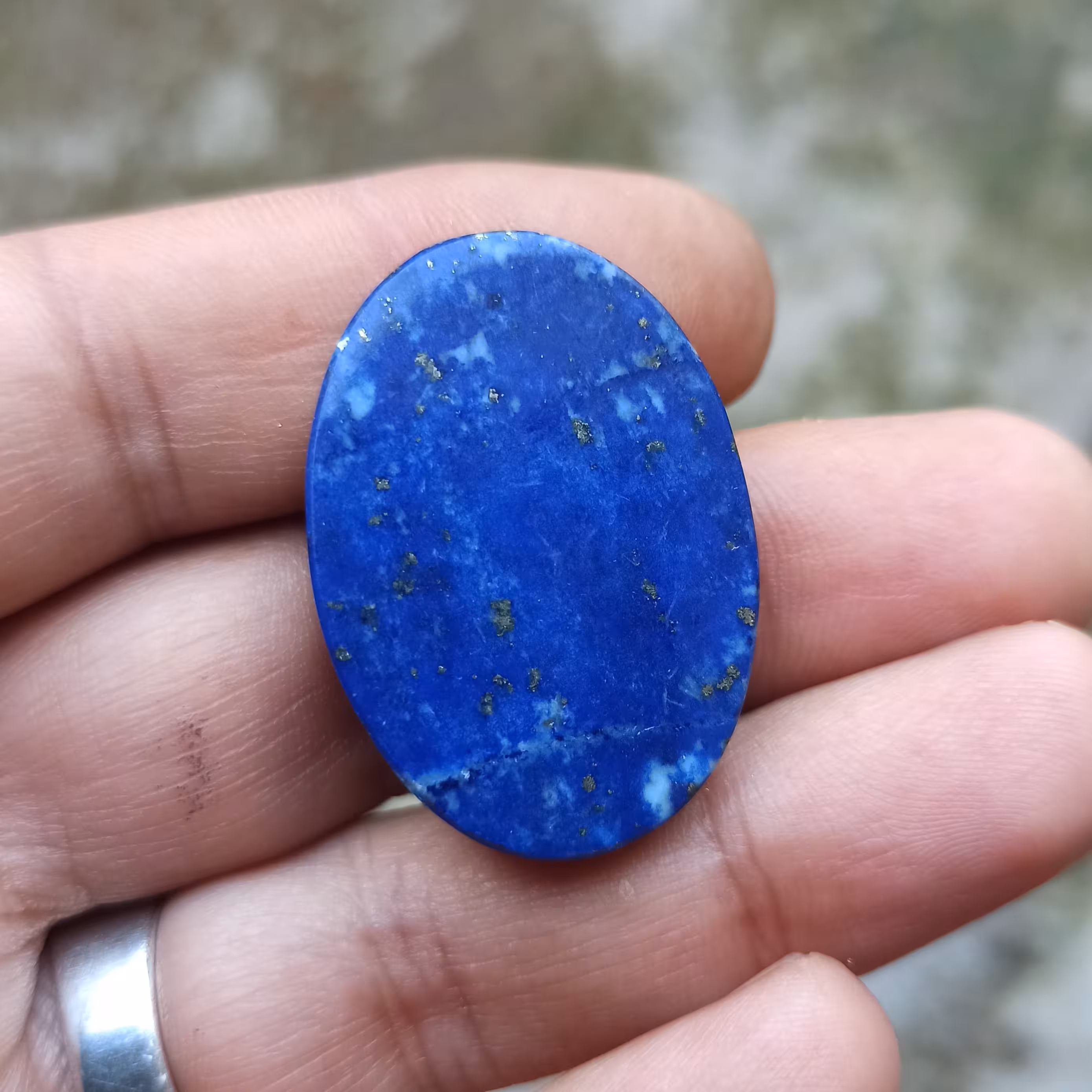 سنگ لاجورد افغان کد (23) سنگ طبیعی و معدنی سنگ متولدین دی بهمن و مهر 