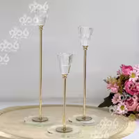 جاشمعی 3 سایز کریستال کد 800.218 طلایی