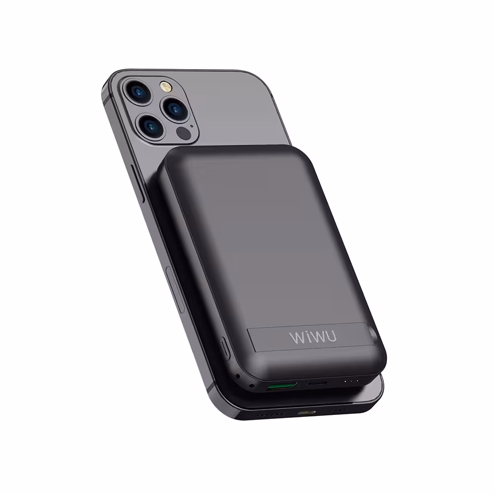 پاور بانک 10000mAh مگنتی ویوو مدل Wiwu Snap Cube Magnetic 10000mAh Wireless