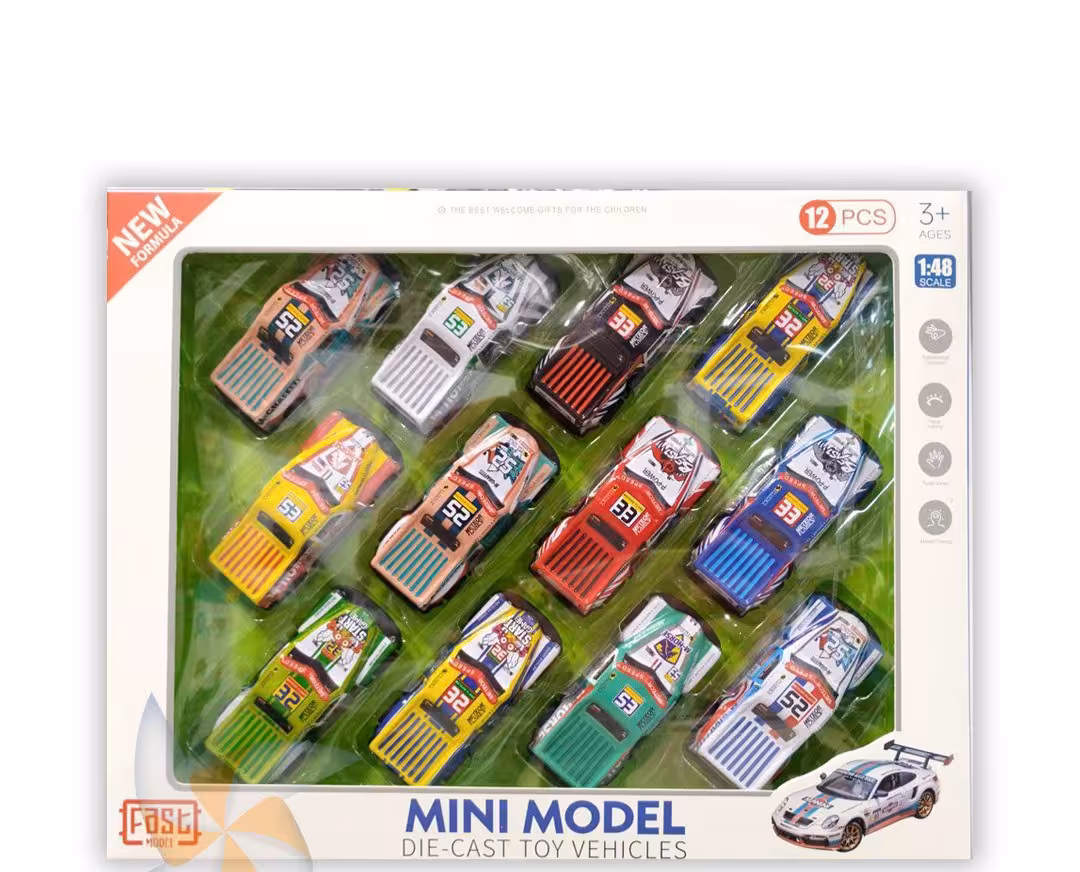 ماشین فلزی بسته ای 12 عددی