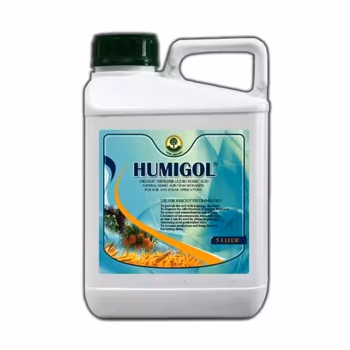 کود هیومی گل مایع 5 لیتری زرین گستر باستان