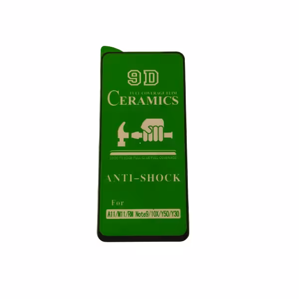 گلس گوشی A11 سامسونگ و شیائومی ردمی نوت 9 محافظ سرامیکی اصلی نشکن محافظ صفحه نمایش نانو Original Nano Flexible Ceramic Full Coverage Screen Protector with Full Glue Anti Broken For Xiaomi Redmi Note 9 / Samsung A11