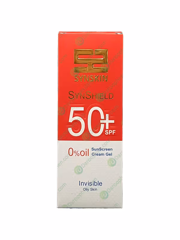 ژل ضد آفتاب بی رنگ SPF50 فاقد چربی ساین شیلد اسکین