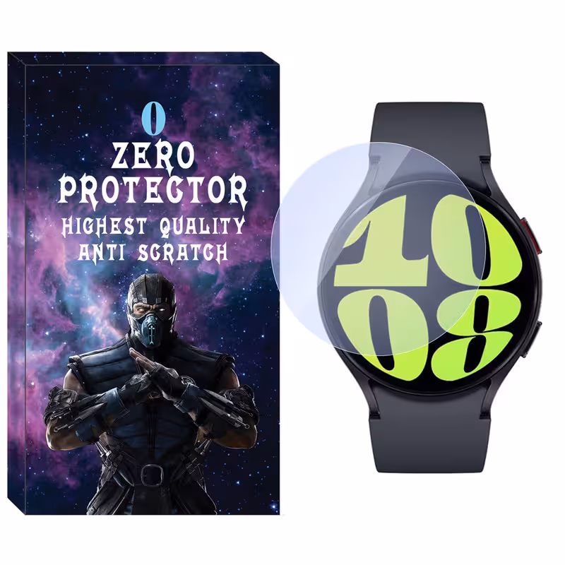 محافظ صفحه نمایش شیشه‌ای زیرو مدل SH-ZR مناسب برای ساعت هوشمند سامسونگ Galaxy watch 6 40mm