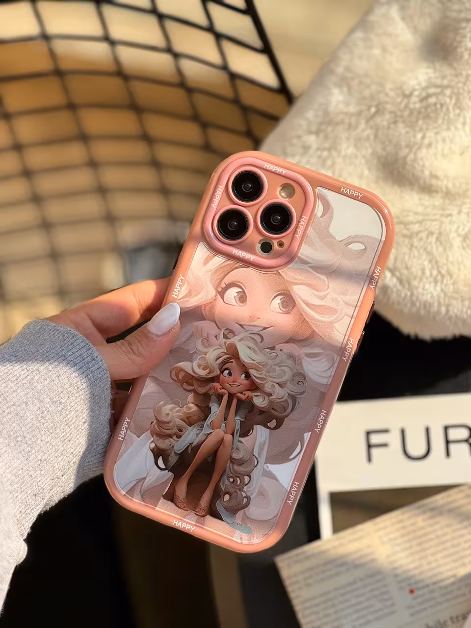 قاب Happy Blonde Girl