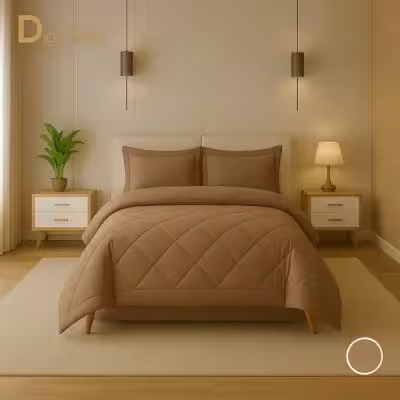 روتختی ساده رنگ نسکافه‌ای دیجی‌فابریک