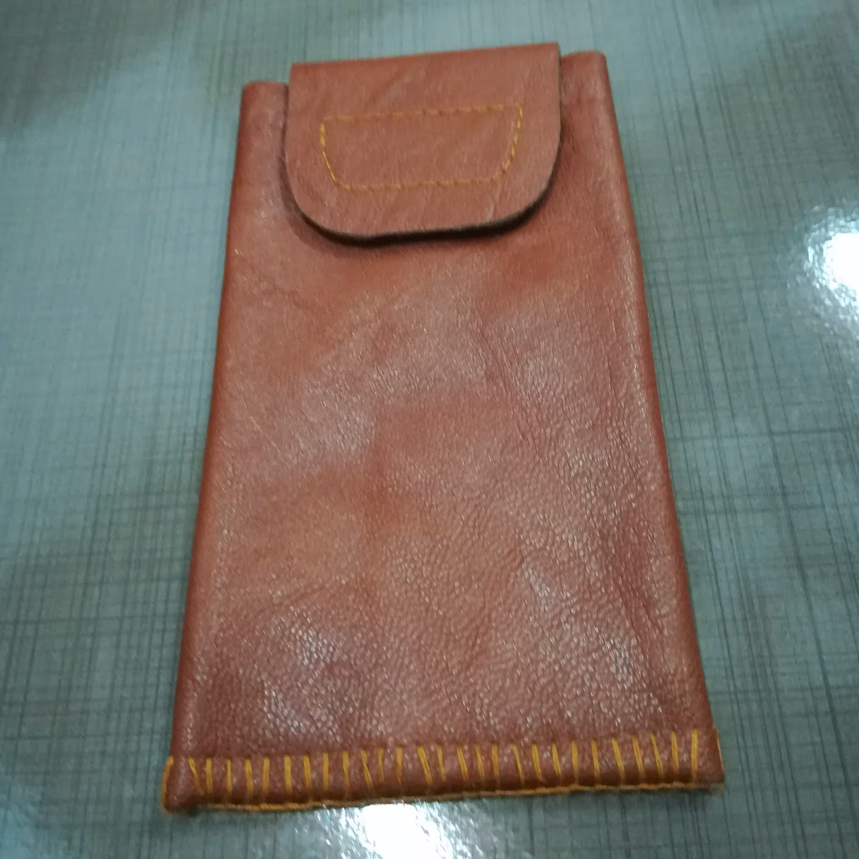 کیف دست دوز گوشی موبایل چرم اصل اصل