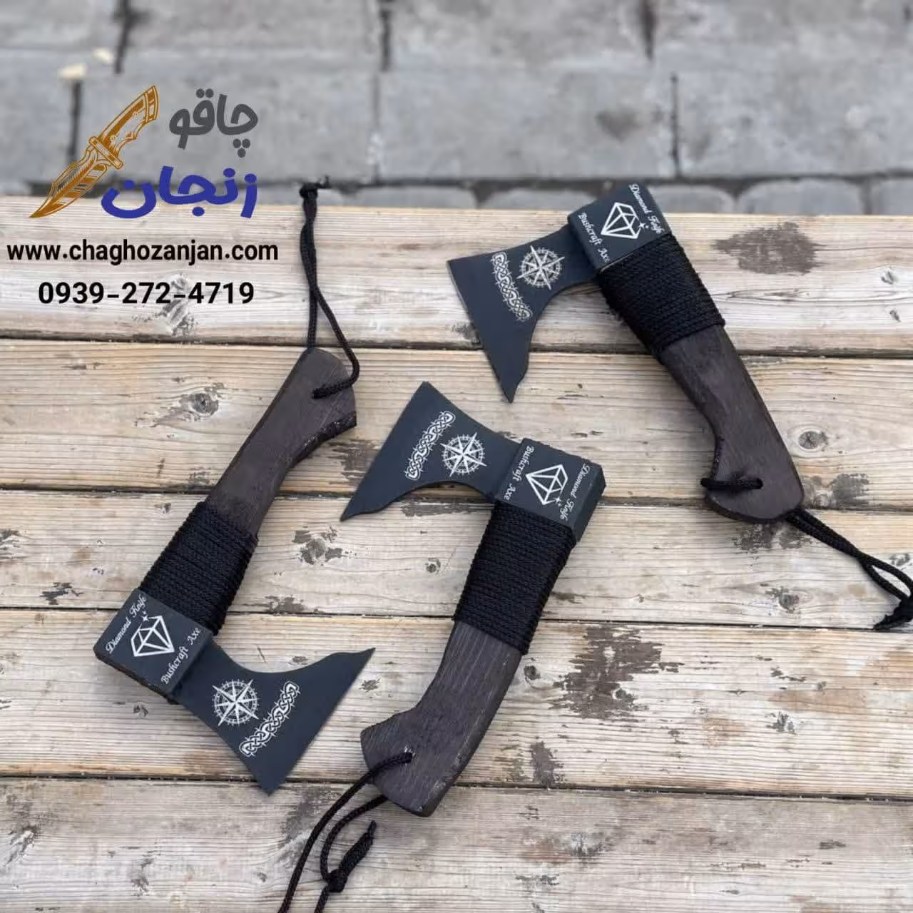 مینی تبر الماس مخصوص کمپینگ | سبک و قابل حمل