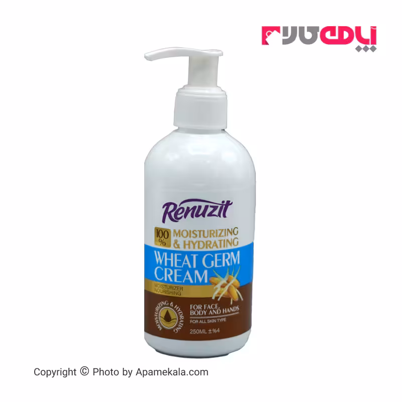 کرم مرطوب‌کننده رینوزیت مدل wheat germ حجم 250 میل
