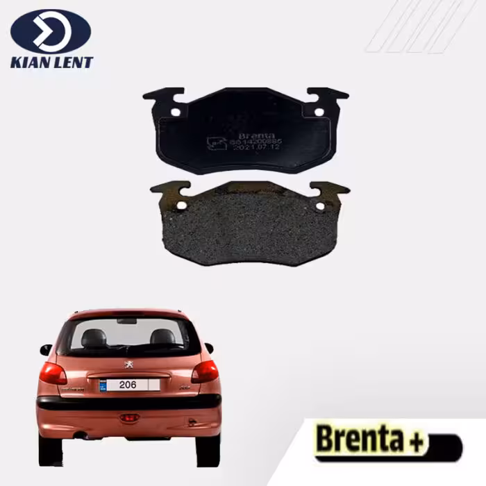 لنت عقب 206 تیپ 5 مدل 93 به پائین برند brenta