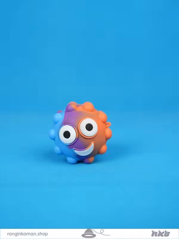 فیجت پاپیت چشم دار همراه با رقص نور  pupet and popit fidget eyes with dancing light