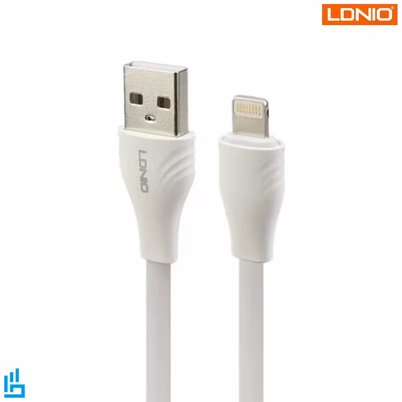 کابل تبدیل (آیفونی) لایتنینگ LS551 الدینیو LDNIO طول 1 متر | اکسلنت کالا