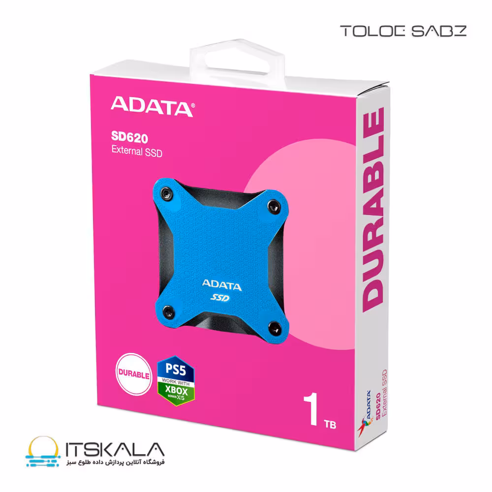 قیمت و خرید اس اس دی اکسترنال ای دیتا SD620-BLUE یک ترابایت | ITSKALA