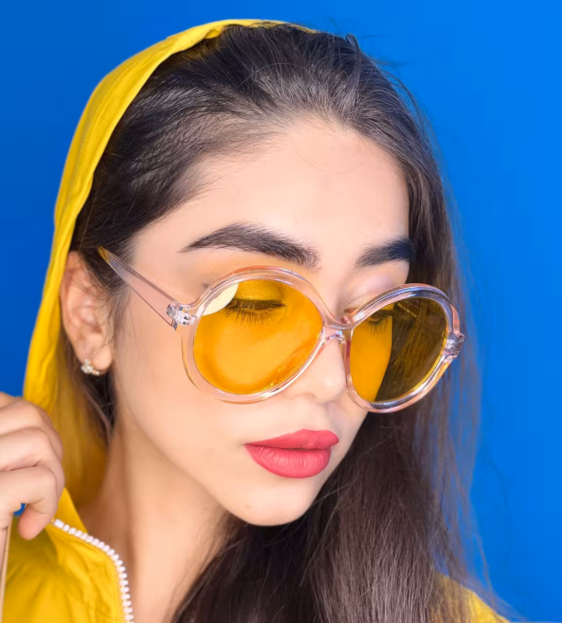 عینک آفتابی یووی 400 گرد زرد اورجینال