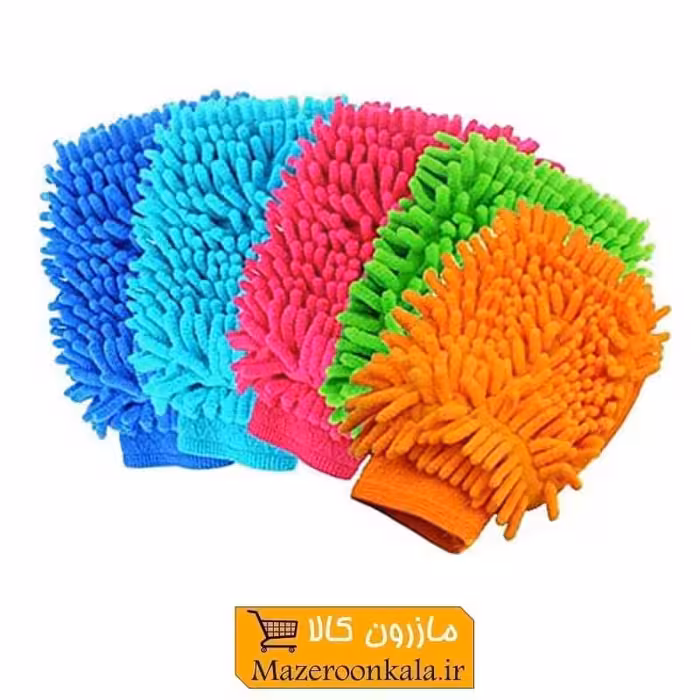 دستکش نظافت ماکارونی میکروفایبر دو طرفه خارجی SOO-066
