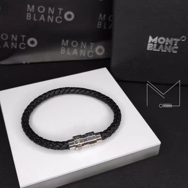 دستبند چرم مون بلان