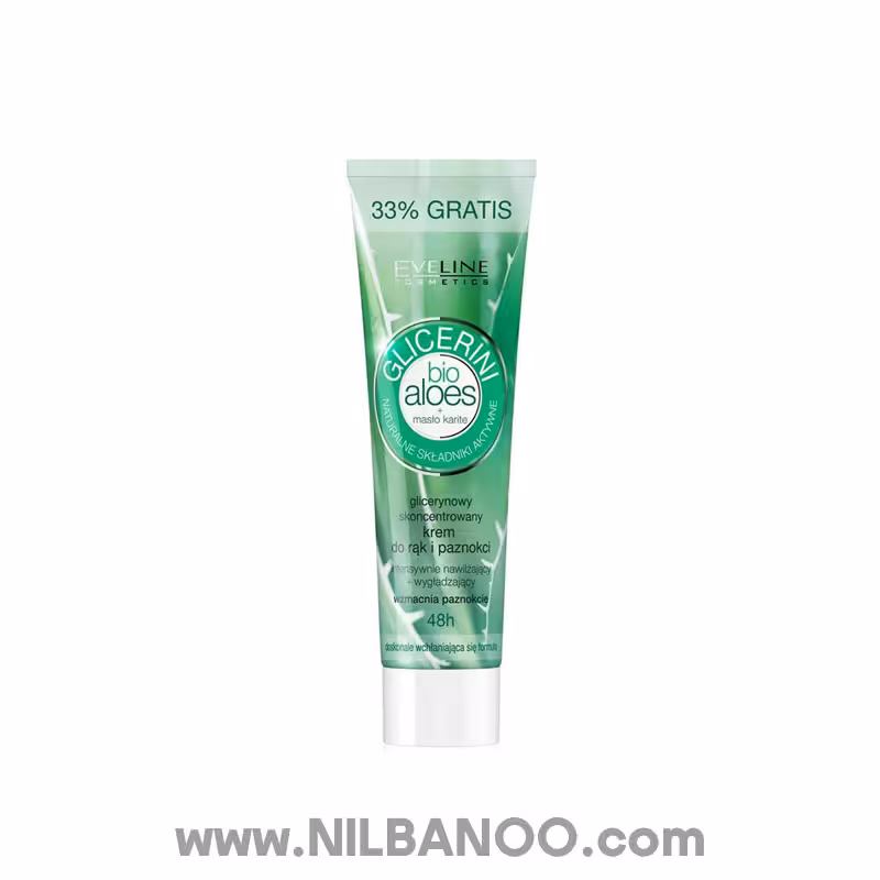 کرم دست و ناخن آلوئه‌ورا اولاین Bio Aloe