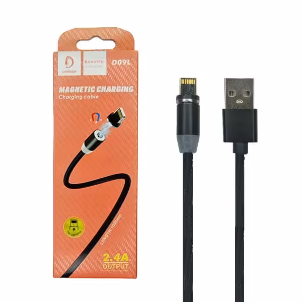 کابل شارژر مغناطیسی denmen لایتنینگ مدل D09L