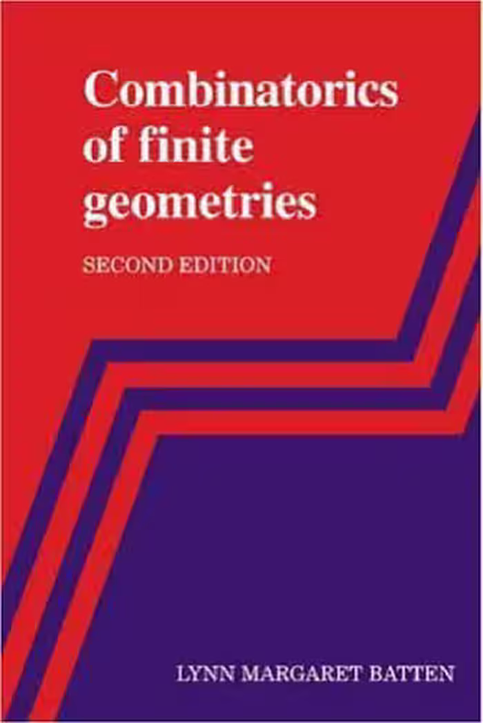 خرید و دانلود نسخه کامل کتاب Combinatorics of Finite Geometries, Second Edition