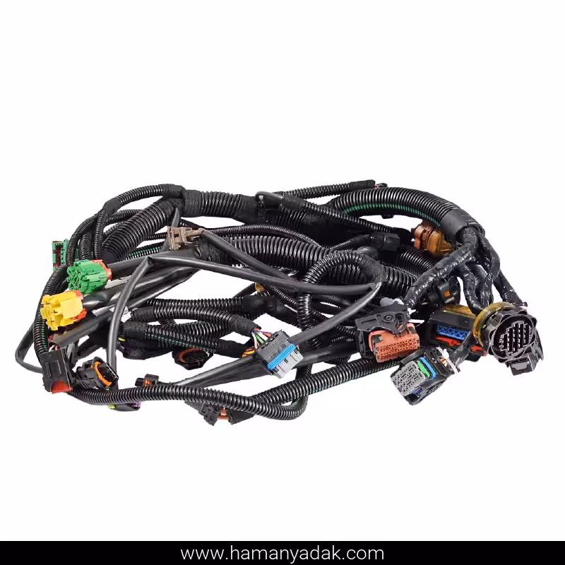 دسته سیم موتور سمند ملی بهینه با ایمو دو گانه (کد IK9600068780) برند دناکو