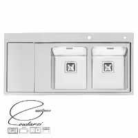 سینک پرنیان استیل مدل PS1216 توکار