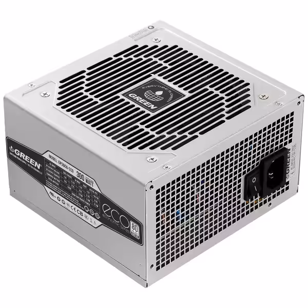 پاور کامپیوتر 300 وات گرین نو و آکبند Green GP300A-ECO 80 Plus Standard